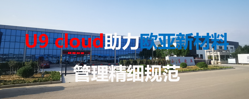 U9 cloud助力欧亚新材料开启精细核算